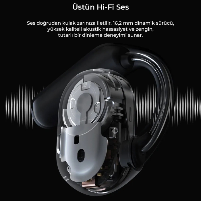 Haylou Freebuds OW01 TWS Bluetooth 5.2 32 Saat Pil Ömrü Kablosuz Kulaklık (Haylou Türkiye Garantili)
