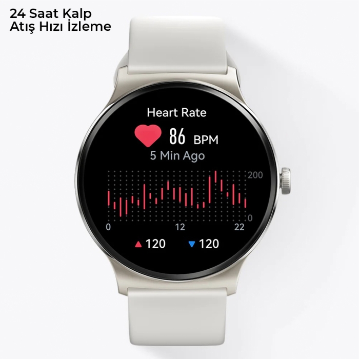 Haylou Solar Lite Gümüş Akıllı Saat 20 Güne Varan Pil Gücü Spor Modları (Haylou Türkiye Garantili)