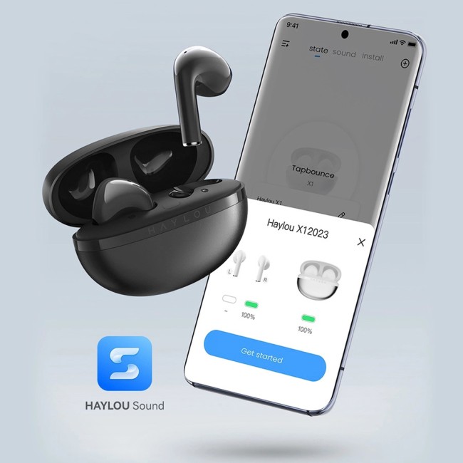 Haylou X1 2023 Gümüş TWS Bluetooth 5.3 Aliminyum Kasa ENC Kablosuz Kulaklık (Haylou Türkiye Garantili) - Thumbnail
