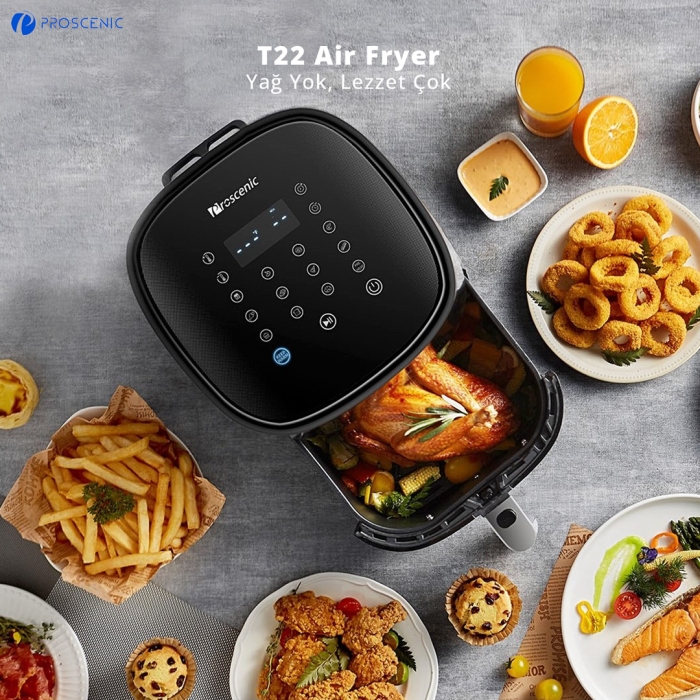 Proscenic T22 Smart Air Fryer 5L (Proscenic Türkiye Garantili)