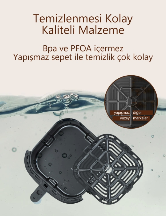 Proscenic T22 Smart Air Fryer 5L (Proscenic Türkiye Garantili)
